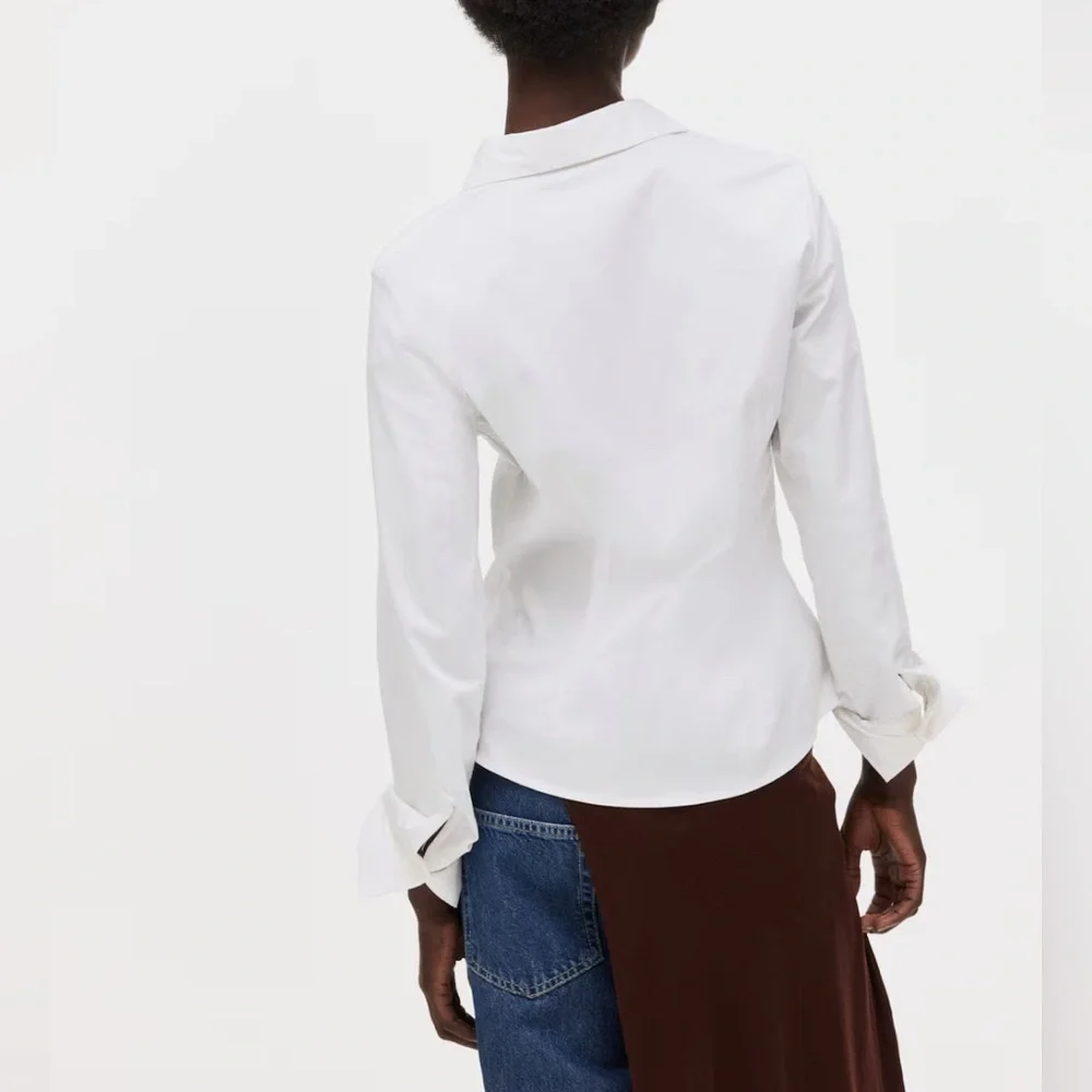 H&M Woman’s White Button-Up Shirt